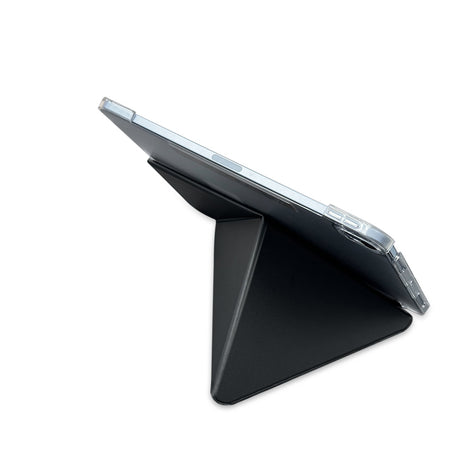 Apple iPad Pro 11 2024 Raptic Clear Folio Airbagli Şeffaf Kapaklı Katlanabilir Standlı Kılıf