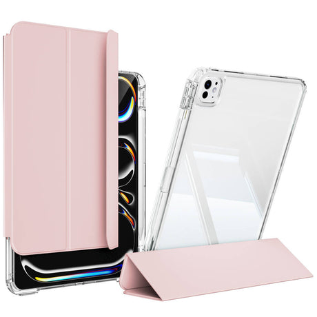 ​​​Apple iPad Pro 11 2025 M5 Kılıf Magnetik Ayrılabilen Airbagli Zore Sliding Tablet Kılıfı
