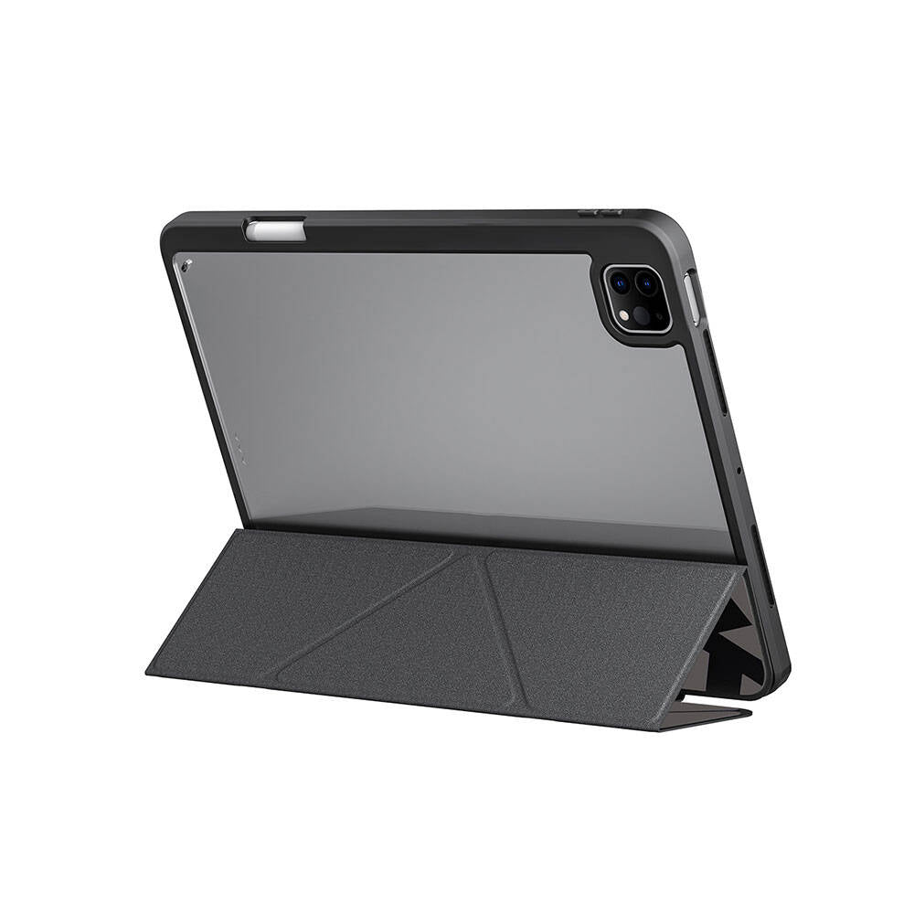 Apple iPad Pro 11 2025 M5 Kılıf SkinArma Holografik Tasarımlı Arkası Şeffaf Çıkarılabilir Magnetik Kira Kobai Kılıf