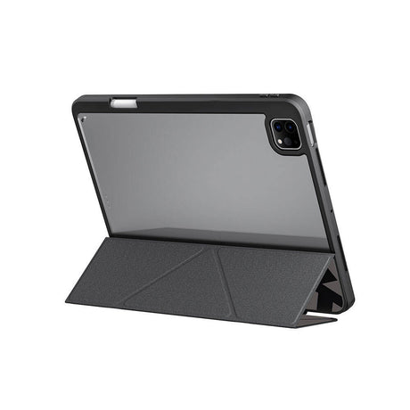 Apple iPad Pro 11 2025 M5 Kılıf SkinArma Holografik Tasarımlı Arkası Şeffaf Çıkarılabilir Magnetik Kira Kobai Kılıf
