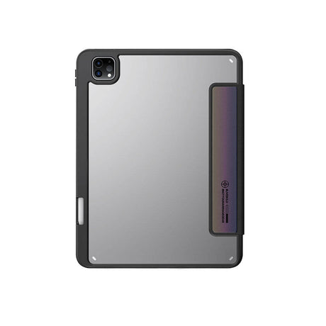 Apple iPad Pro 11 2025 M5 Kılıf SkinArma Holografik Tasarımlı Arkası Şeffaf Çıkarılabilir Magnetik Kira Kobai Kılıf