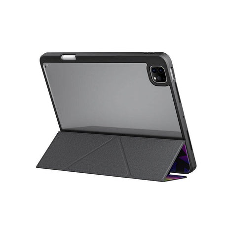 Apple iPad Pro 11 2025 M5 Kılıf SkinArma Holografik Tasarımlı Arkası Şeffaf Çıkarılabilir Magnetik Kira Kobai Kılıf