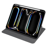 Apple iPad Pro 11 2025 M5 Kılıf Zore Termik Kalem Bölmeli Dönebilen Standlı Kılıf