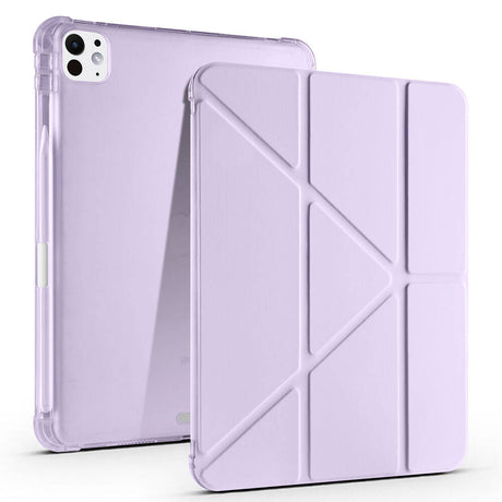 Apple iPad Pro 11 2025 M5 Kılıf Zore Tri Folding Kalem Bölmeli Standlı Kılıf