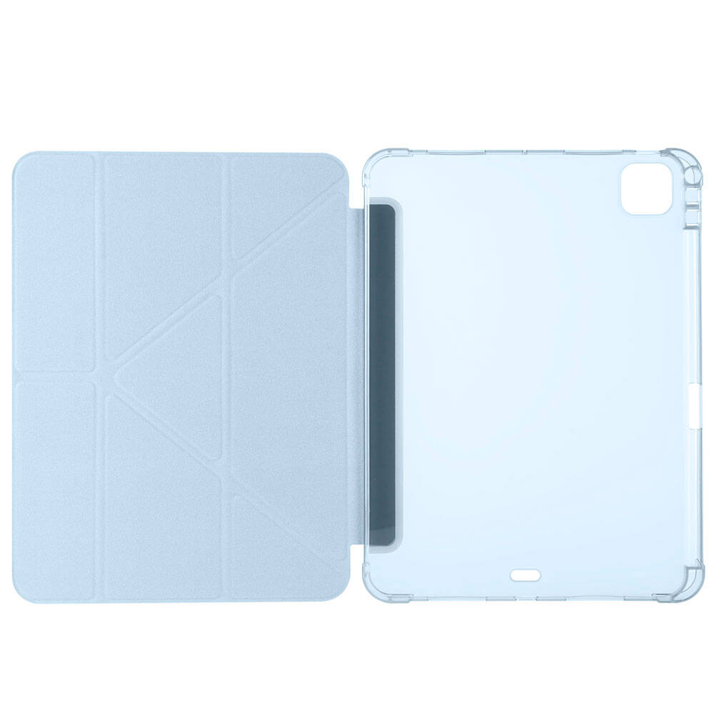 Apple iPad Pro 11 2025 M5 Kılıf Zore Tri Folding Kalem Bölmeli Standlı Kılıf