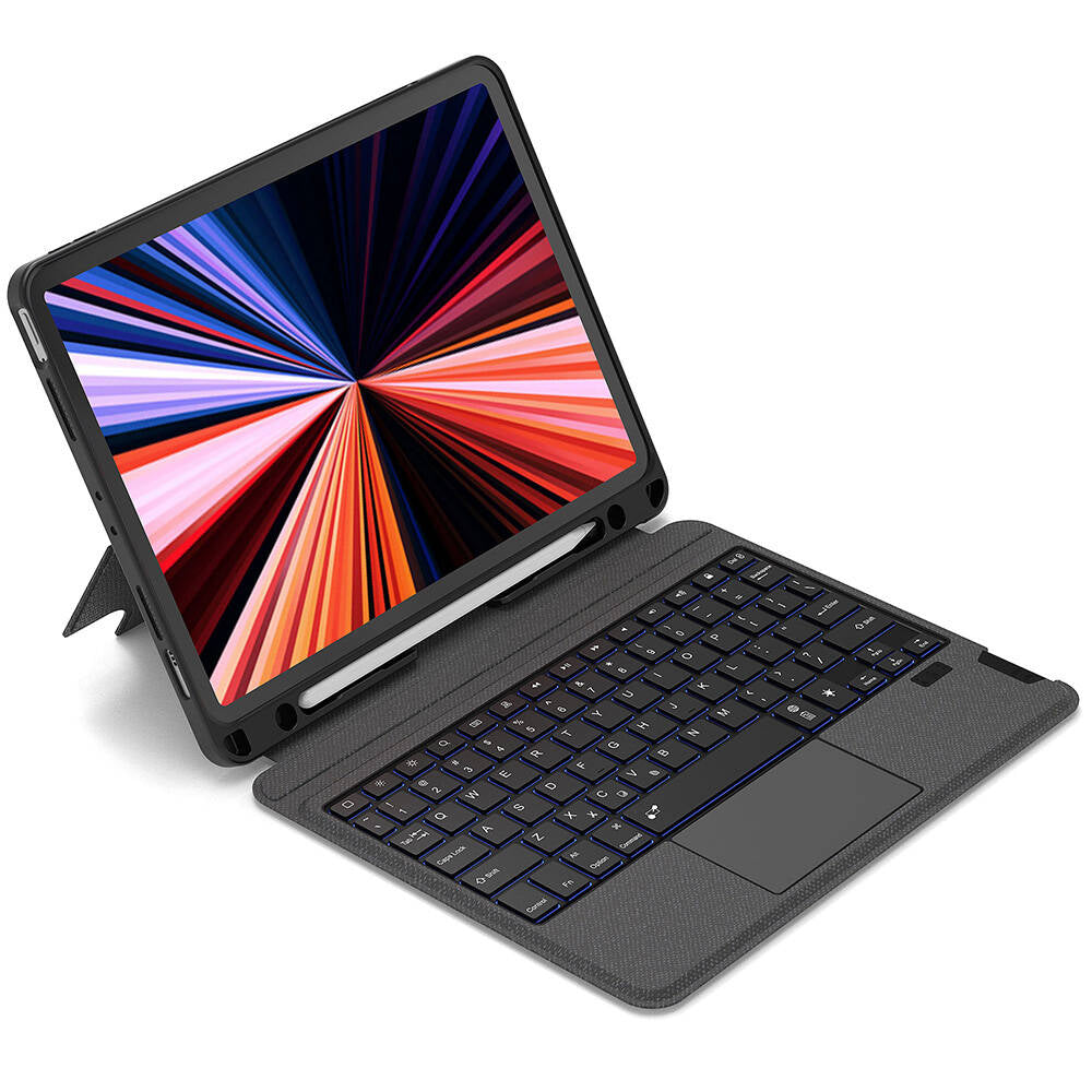 Apple iPad Pro 11 2025 M5 Wiwu Mag Touch Klavyeli Standlı Kılıf