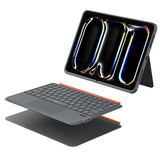 Apple iPad Pro 11 2025 M5 Wiwu MK-005 Combo 3in1 Kalem Bölmeli Klavyeli Standlı Kılıf