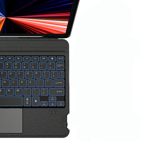 Apple iPad Pro 12.9 2020 (4.Nesil) Wiwu MagTouch Serisi Gizli Kalem Bölmeli Klavyeli Kılıf