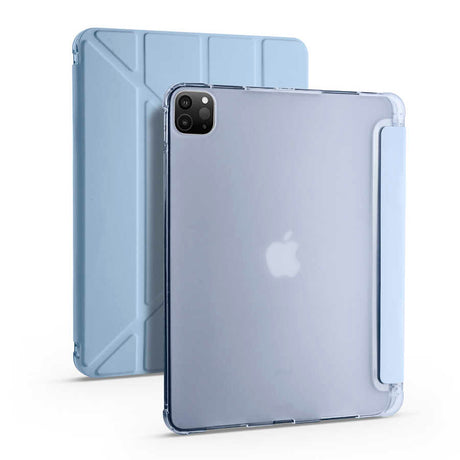 Apple iPad Pro 12.9 2022 M2 Kılıf Zore Tri Folding Kalem Bölmeli Standlı Kılıf