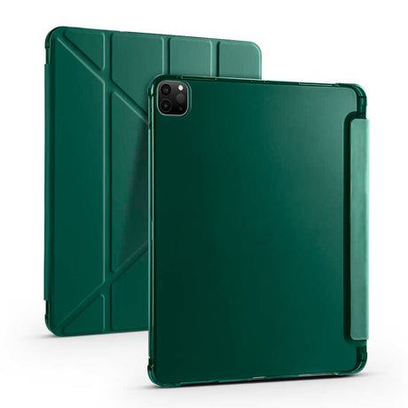 Apple iPad Pro 12.9 2022 M2 Kılıf Zore Tri Folding Kalem Bölmeli Standlı Kılıf