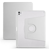 Apple iPad Pro 13 2024 Kılıf Zore Termik Kalem Bölmeli Dönebilen Standlı Kılıf