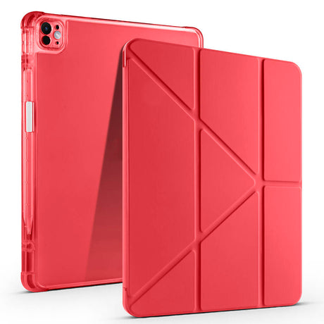 Apple iPad Pro 13 2024 Kılıf Zore Tri Folding Kalem Bölmeli Standlı Kılıf