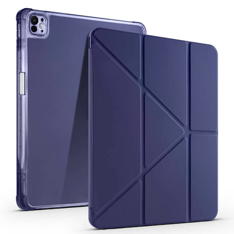 Apple iPad Pro 13 2024 Kılıf Zore Tri Folding Kalem Bölmeli Standlı Kılıf