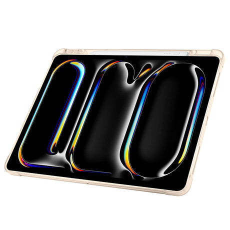 Apple iPad Pro 13 2024 Kılıf Zore Tri Folding Kalem Bölmeli Standlı Kılıf