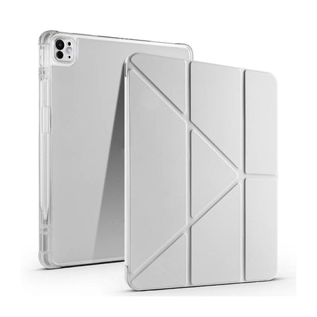 Apple iPad Pro 13 2024 Kılıf Zore Tri Folding Kalem Bölmeli Standlı Kılıf