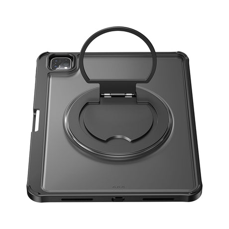 Apple iPad Pro 13 2024 Wiwu MK-007 Combo Pro Kalem Bölmeli Klavyeli Standlı Kılıf