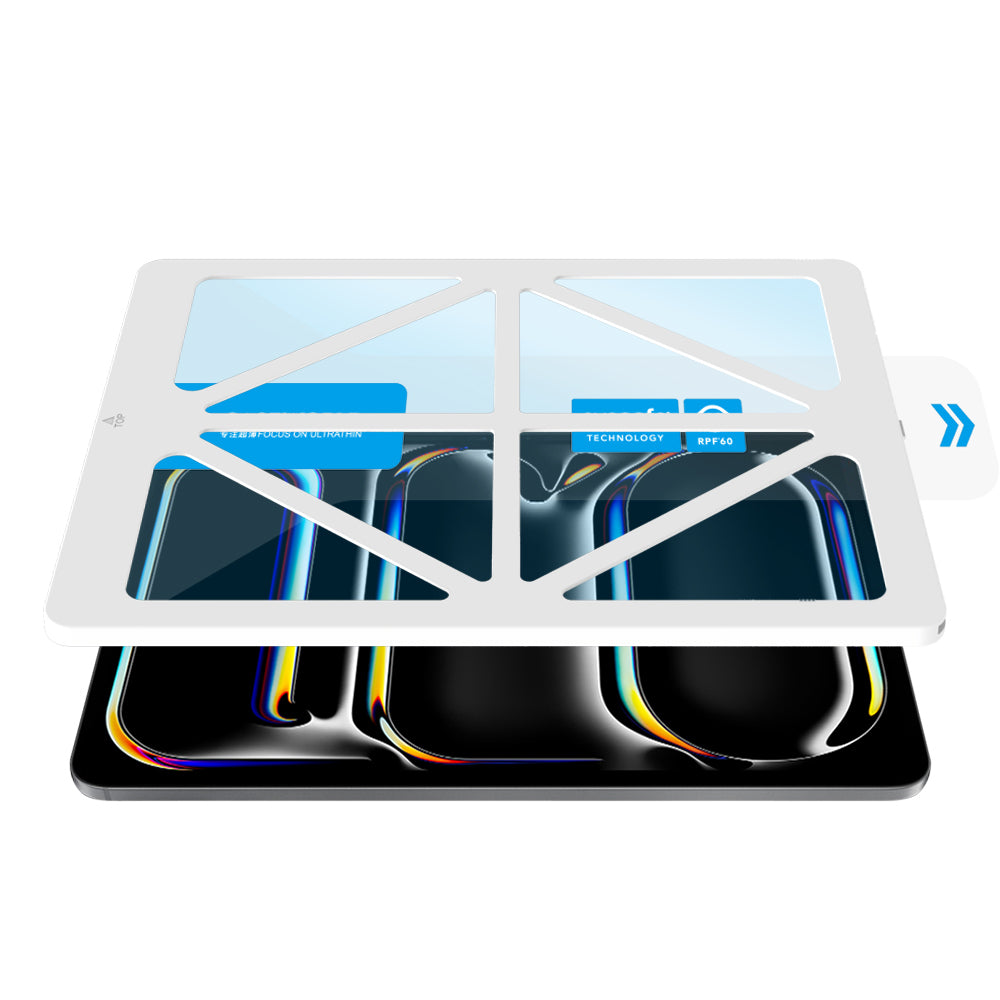 Apple iPad Pro 13 2025 M5 CaseWorld Eyesafe Mavi Işık Teknolojili Temperli Cam Ekran Koruyucu + Uygulama Aparatı