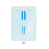 Apple iPad Pro 13 2025 M5 CaseWorld Eyesafe Mavi Işık Teknolojili Temperli Cam Ekran Koruyucu + Uygulama Aparatı