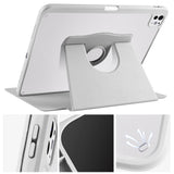 Apple iPad Pro 13 2025 M5 Kılıf Zore Termik Kalem Bölmeli Dönebilen Standlı Kılıf