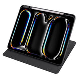 Apple iPad Pro 13 2025 M5 Kılıf Zore Termik Kalem Bölmeli Dönebilen Standlı Kılıf