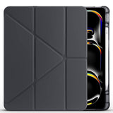 Apple iPad Pro 13 2025 M5 Kılıf Zore Tri Folding Kalem Bölmeli Standlı Kılıf