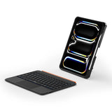 Apple iPad Pro 13 2025 M5 Wiwu MK-007 Combo Pro Kalem Bölmeli Klavyeli Standlı Kılıf