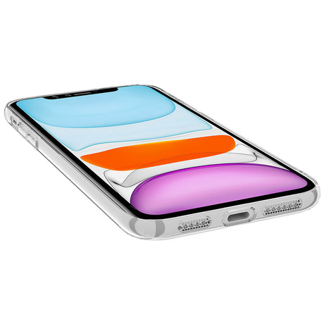 Apple iPhone 11 Kamera Korumalı M-Safe Şarj Özellikli Şeffaf Zore London Sert PC Kapak