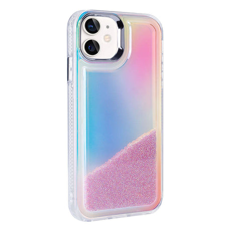 Apple iPhone 11 Kılıf Airbagli Renkli Arka Yüzey Boncuk Tasarımlı Zore Kumul Kapak