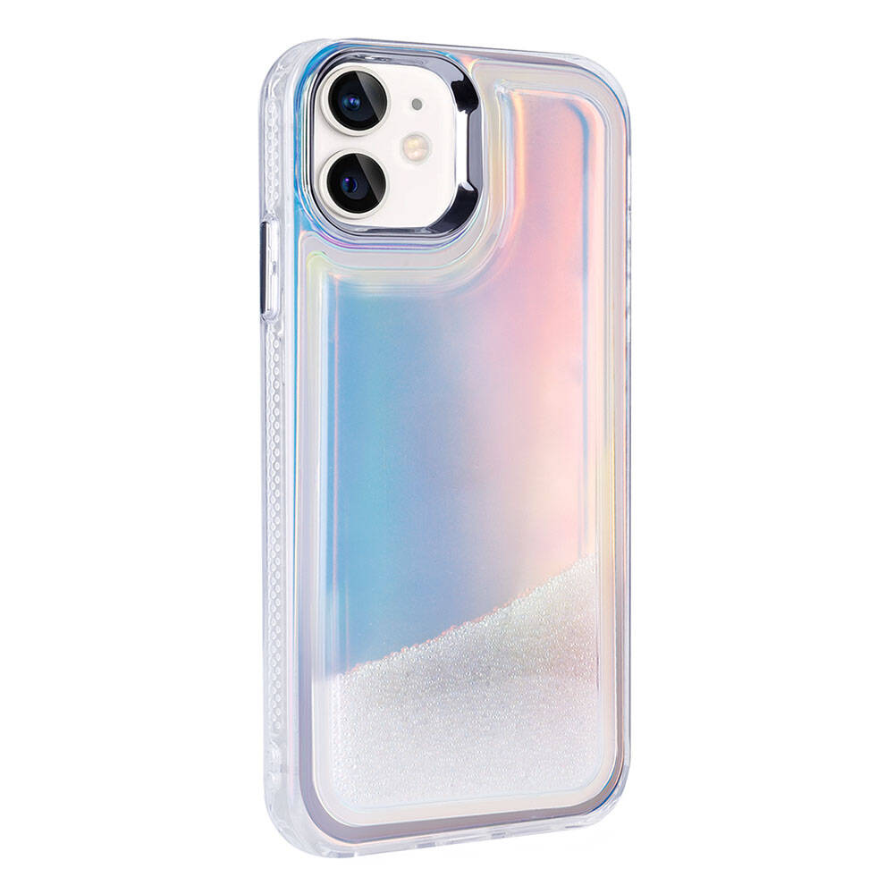 Apple iPhone 11 Kılıf Airbagli Renkli Arka Yüzey Boncuk Tasarımlı Zore Kumul Kapak