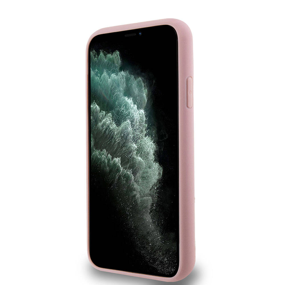 Apple iPhone 11 Kılıf Guess Orjinal Lisanslı 4G Büyük Metal Logolu Glitter Kapak