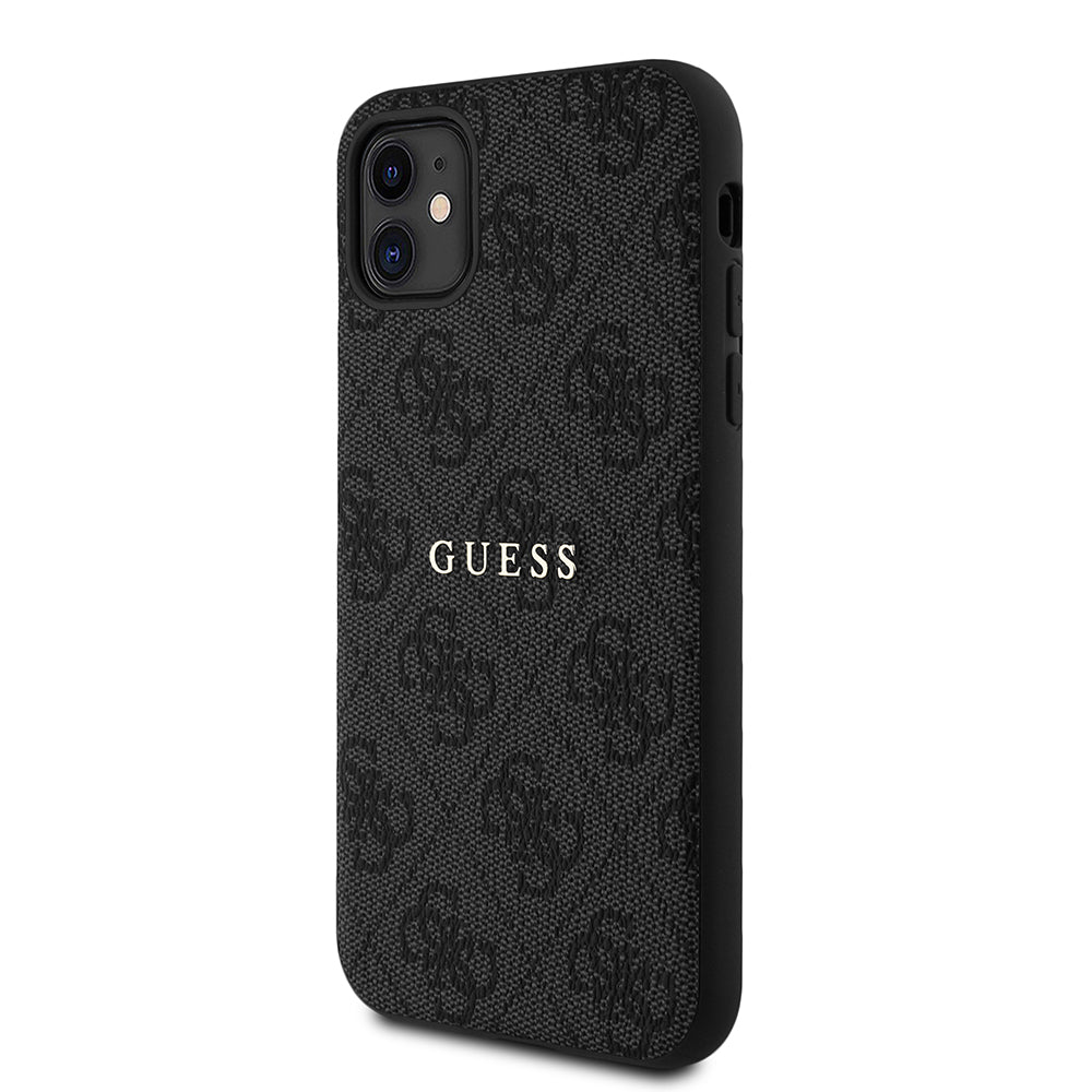 Apple iPhone 11 Kılıf Guess Orjinal Lisanslı 4G Desen Yazı Logolu Kapak