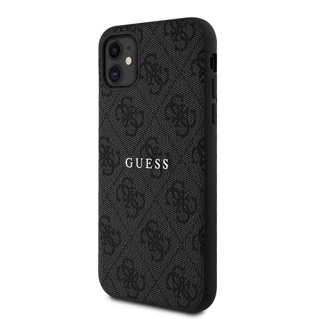 Apple iPhone 11 Kılıf Guess Orjinal Lisanslı 4G Desen Yazı Logolu Kapak