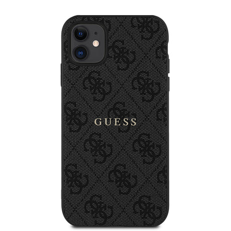 Apple iPhone 11 Kılıf Guess Orjinal Lisanslı 4G Desen Yazı Logolu Kapak