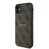 Apple iPhone 11 Kılıf Guess Orjinal Lisanslı 4G Desen Yazı Logolu Kapak
