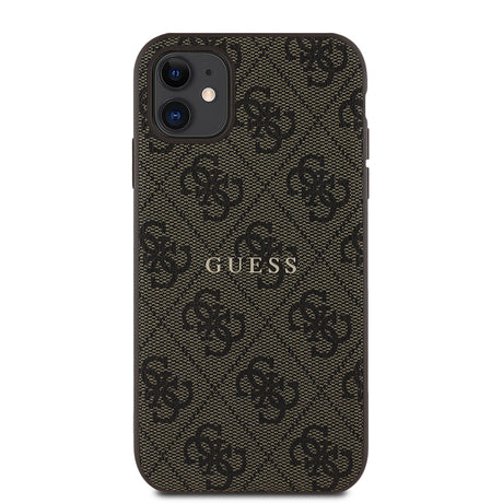 Apple iPhone 11 Kılıf Guess Orjinal Lisanslı 4G Desen Yazı Logolu Kapak