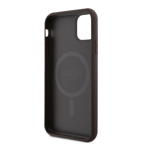 Apple iPhone 11 Kılıf Guess Orjinal Lisanslı 4G Desen Yazı Logolu Kapak