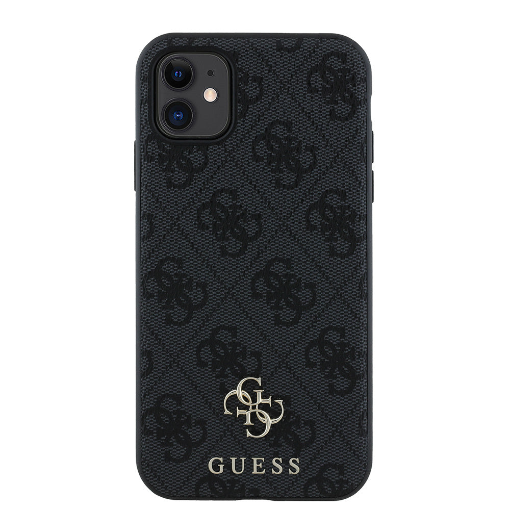 Apple iPhone 11 Kılıf Guess Orjinal Lisanslı M-safe Şarj Özellikli Small 4G Classic Kapak