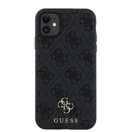 Apple iPhone 11 Kılıf Guess Orjinal Lisanslı M-safe Şarj Özellikli Small 4G Classic Kapak