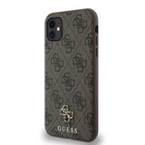 Apple iPhone 11 Kılıf Guess Orjinal Lisanslı M-safe Şarj Özellikli Small 4G Classic Kapak
