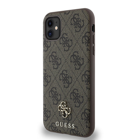 Apple iPhone 11 Kılıf Guess Orjinal Lisanslı M-safe Şarj Özellikli Small 4G Classic Kapak