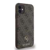 Apple iPhone 11 Kılıf Guess Orjinal Lisanslı M-safe Şarj Özellikli Small 4G Classic Kapak