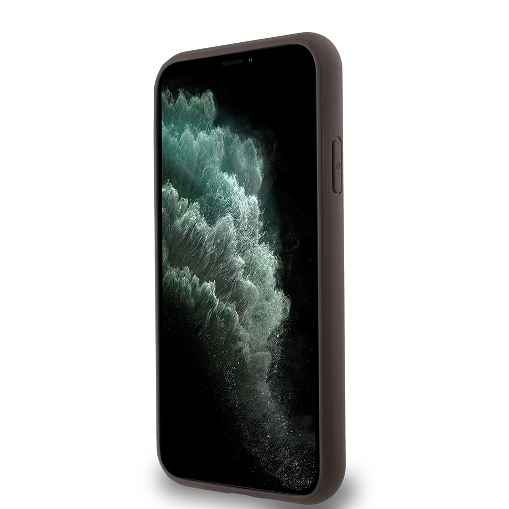 Apple iPhone 11 Kılıf Guess Orjinal Lisanslı M-safe Şarj Özellikli Small 4G Classic Kapak