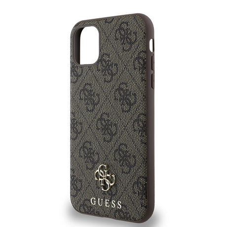 Apple iPhone 11 Kılıf Guess Orjinal Lisanslı M-safe Şarj Özellikli Small 4G Classic Kapak