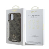 Apple iPhone 11 Kılıf Guess Orjinal Lisanslı M-safe Şarj Özellikli Small 4G Classic Kapak