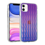 Apple iPhone 11 Kılıf Kabartmalı Dalga Tasarımlı Silikon Zore İsmira Kapak