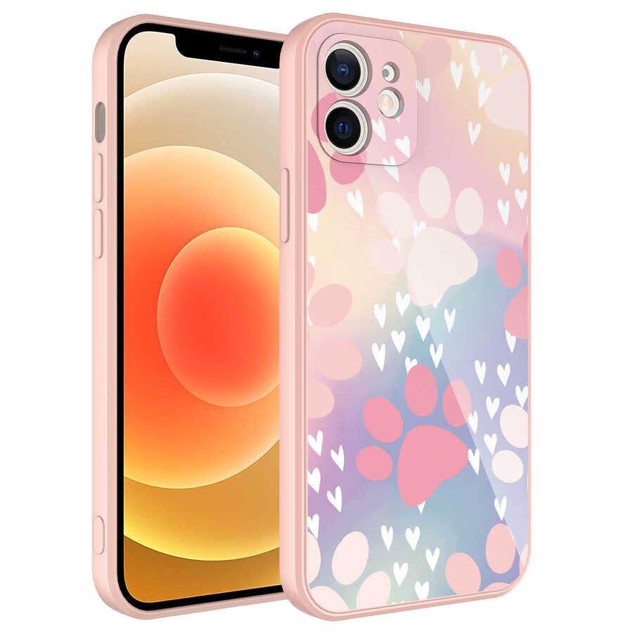 Apple iPhone 11 Kılıf Kamera Korumalı Desenli Sert Silikon Zore Epoksi Kapak