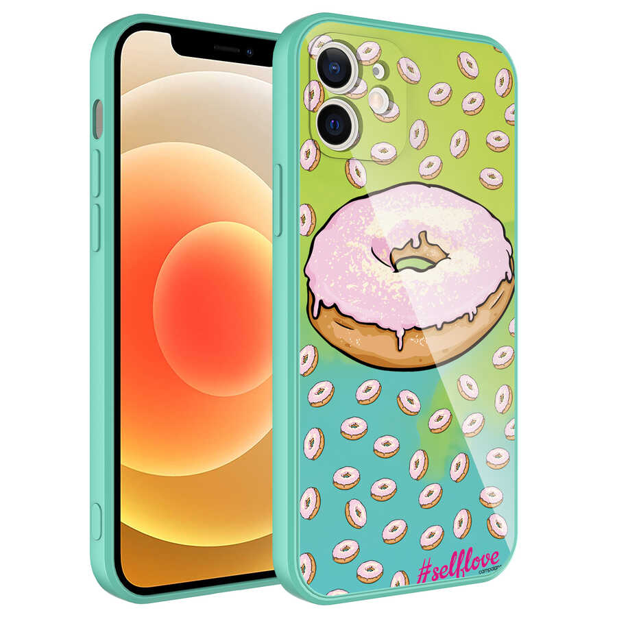 Apple iPhone 11 Kılıf Kamera Korumalı Desenli Sert Silikon Zore Epoksi Kapak