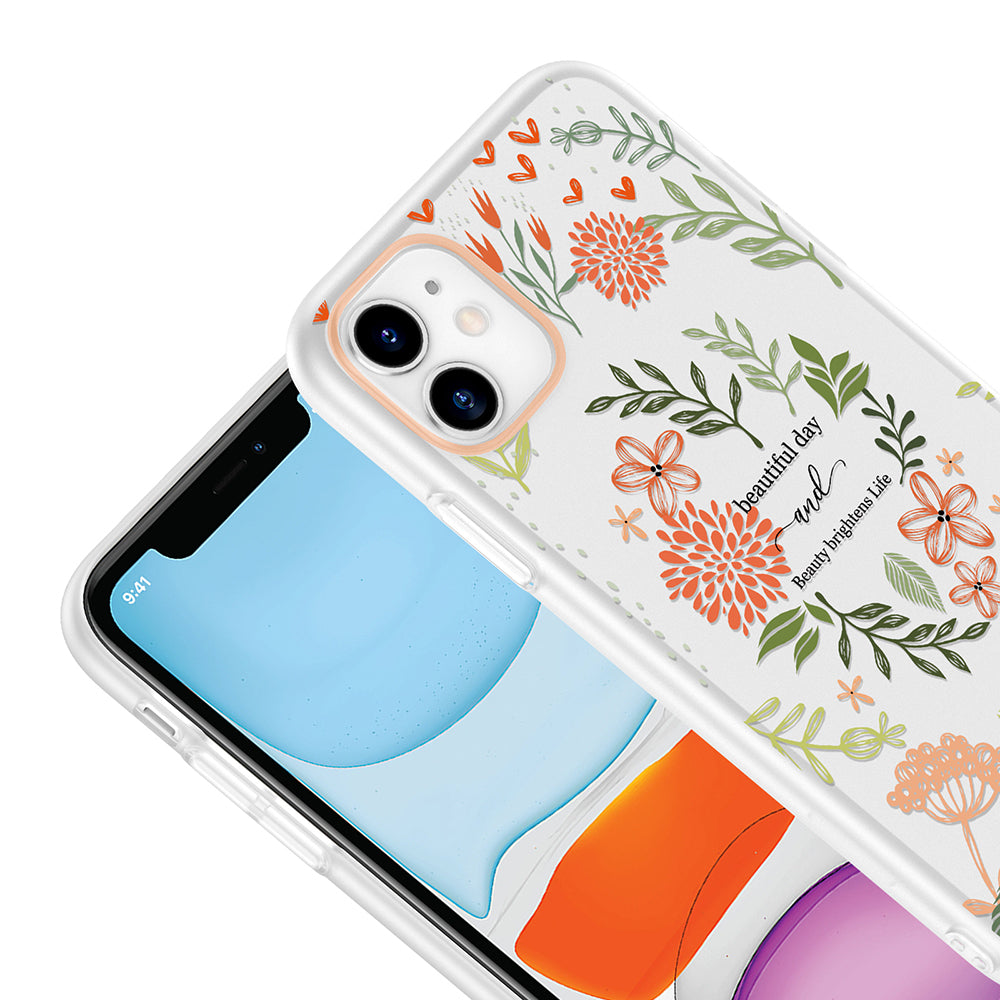 Apple iPhone 11 Kılıf Kamera Korumalı Desenli Zore Klip Kapak