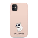 Apple iPhone 11 Kılıf Karl Lagerfeld Silikon Choupette Dizayn Kapak