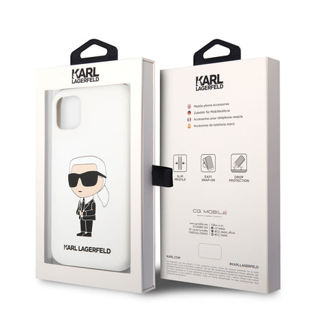 Apple iPhone 11 Kılıf Karl Lagerfeld Silikon Karl Dizayn Kapak